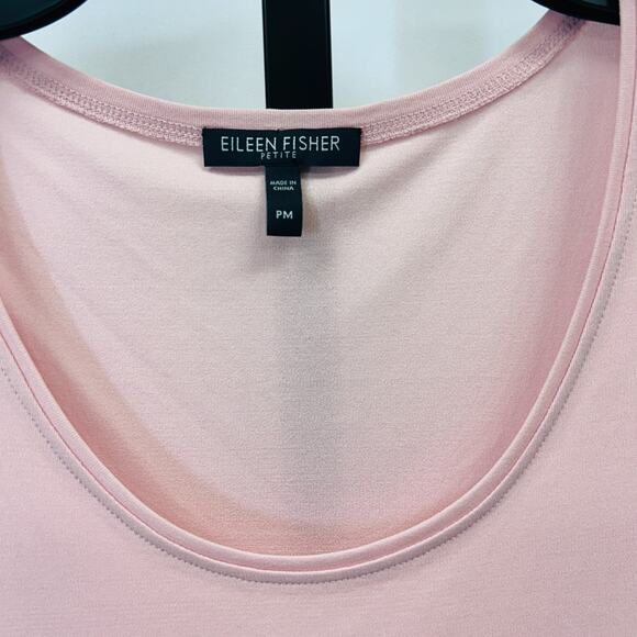 Eileen Fisher Petite Medium Tank Top Bundle Pink Purple Set of 2 - Picture 3 of 11